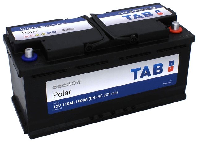 Аккумуляторная батарея TAB Polar 110 Ah 1000A (117210)