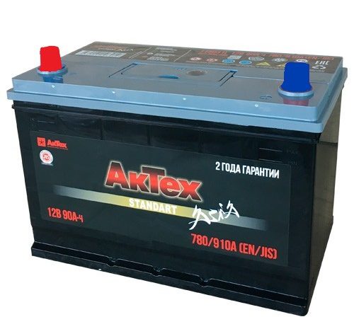 Аккумуляторная батарея АкТех Standart Asia 90Ah 780A ПП (115D31R)