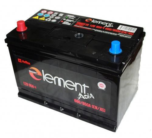 Аккумуляторная батарея Smart ELEMENT Asia 90 Ач ПП (105D31R)