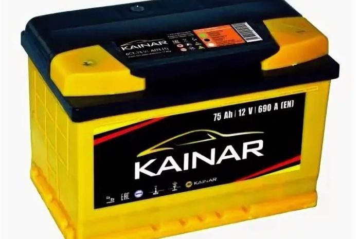 Аккумуляторная батарея KAINAR 75Ah О.П.