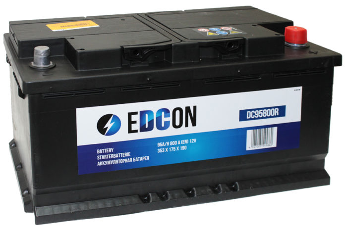 Аккумуляторная батарея EDCON 100 Ah (H3) (Завод BOSCH)