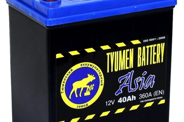 Аккумуляторная батарея TYUMEN battery ASIA  6СТ-40АЗR