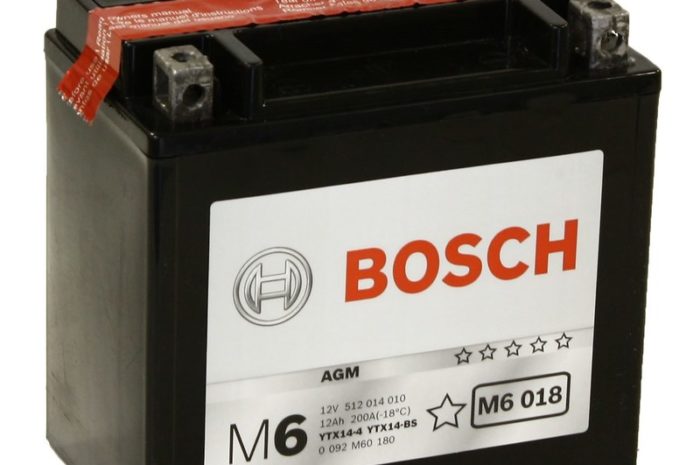 Аккумулятор Bosch M6 018 AGM (YTX14-BS)