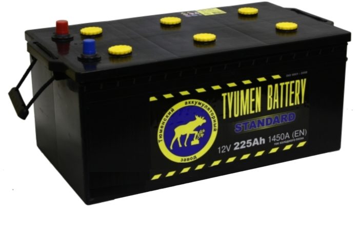 Аккумуляторная батарея TYUMEN battery STANDART  6СТ-225 L