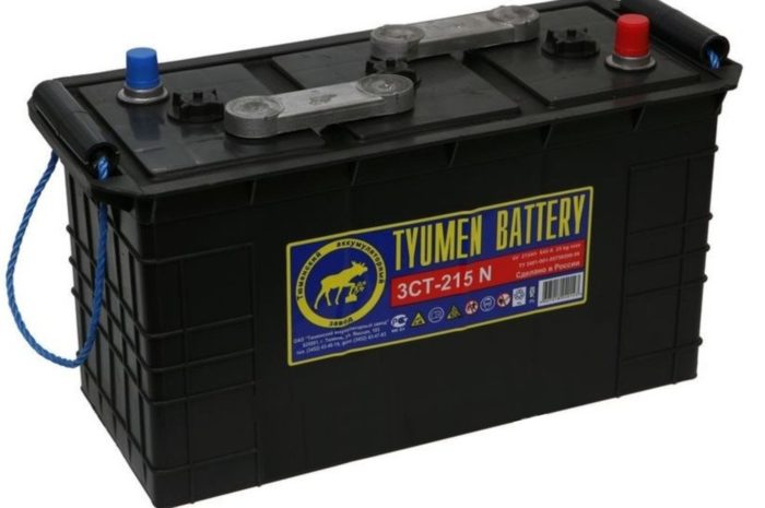 Аккумуляторная батарея TYUMEN battery STANDART  3СТ-215 L
