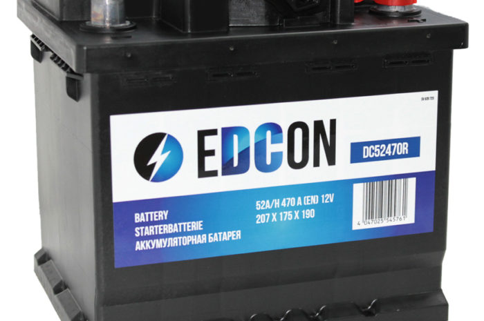 Аккумуляторная батарея EDCON 52 Ah (С22) (Завод BOSCH)