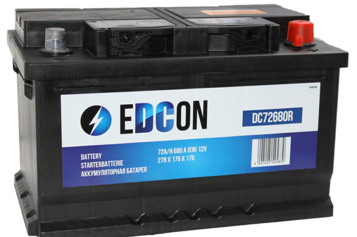 Аккумуляторная батарея EDCON 72 Ah (E43) (Завод BOSCH)