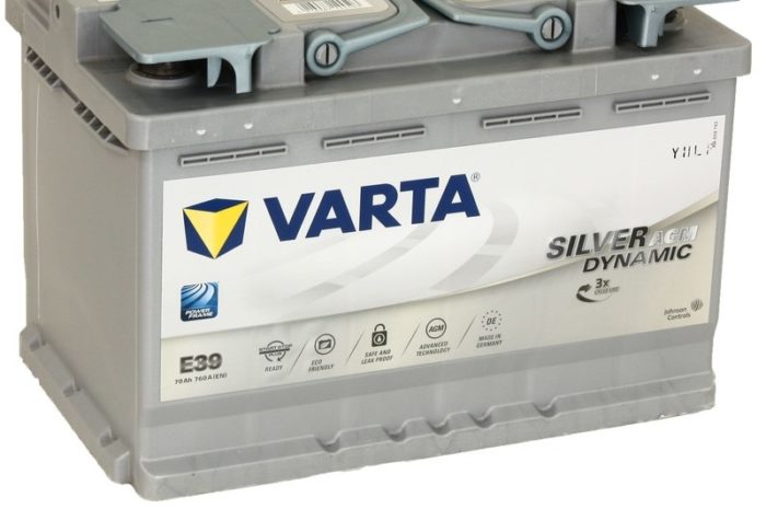 Аккумуляторная батарея VARTA SILVER dynamic AGM E39 (570 901 076)