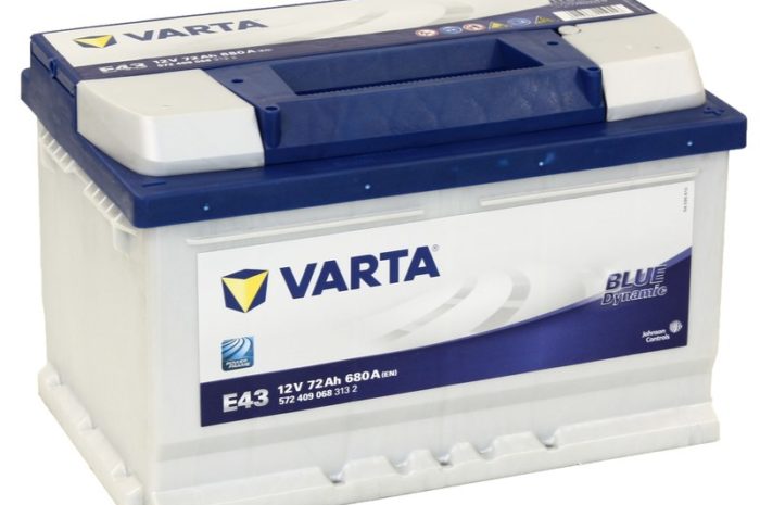 Аккумуляторная батарея VARTA BLUE dynamic E43 (низ.) (572 409 068)