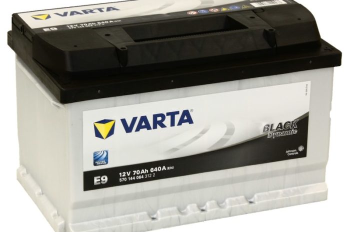 Аккумуляторная батарея VARTA BLACK dynamic E9 (низ.) (572 409 068)