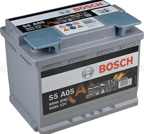 Аккумуляторная батарея BOSCH SILVER PLUS S5 A05 AGM