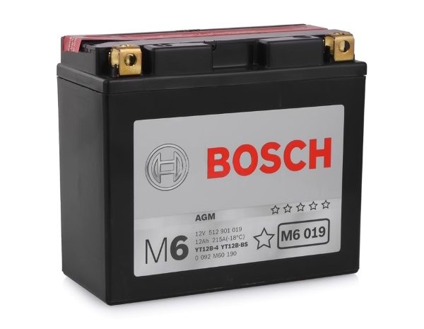 Аккумулятор Bosch M6 019 AGM (YT12B-BS)