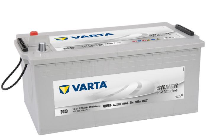 Аккумуляторная батарея VARTA Pro Motiv silver 225 Ah №9 (725103115) грузовая