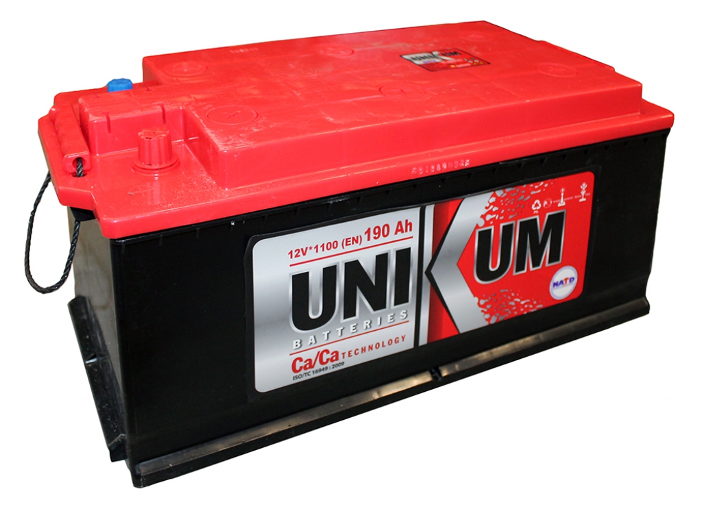  батарея UNIKUM 190 Ah оп - Аккумуляторный Дом